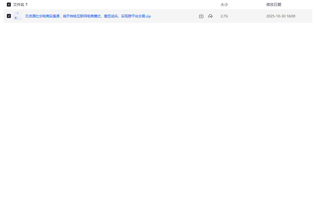 无货源社交电商实操课：绕开传统模式，实现跨平台交易
